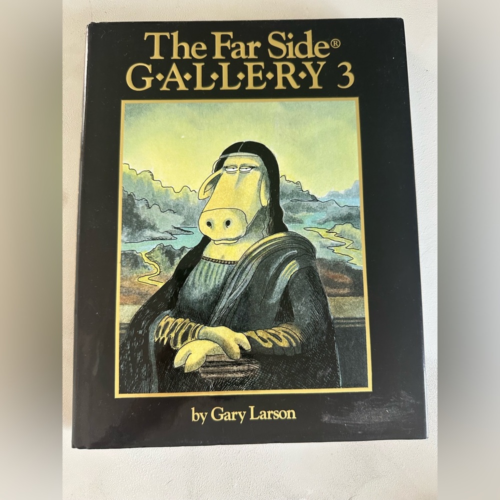 1988 Vintage - The Far Side Gallery 3 by Gary Larson‎ - Black Cover